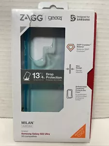 Funda Gear4 ZAGG Milan Series para Samsung Galaxy S22 Ultra 6.8" (Aurora) D3O - Imagen 1 de 2