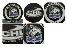 INDIANAPOLIS ICE CHL OFFICIAL GAME PUCK - MADE IN 🇨🇦 LINDSAY MFG.