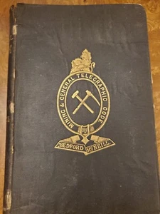 Antique 1899 McNeill’s Code Mining & General Telegraphic Code Book London 1st Ed - Imagen 1 de 4