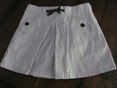 Gymboree винтажный девочек фиолетовый Chino Эйфелевой башни вышитая юбка Sz 5 skort - Изображение 1 из 3