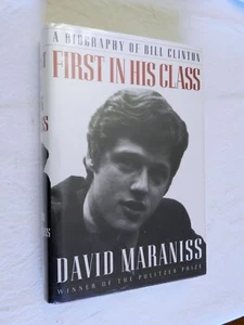1995, FIRST IN HIS CLASS by David Maraniss, BIO OF BILL CLINTON, SIGNED + LETTER - Picture 1 of 5