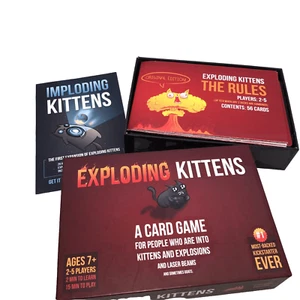 Exploding Kittens Card Game Original Edition  Ages 7+ Family Fun New Open Box - Picture 1 of 9