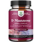 D-Mannose with Cranberry Capsules - For Kidney and Urinary Tract Health