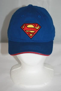 Superman DC Comics Kids Boys Youth Blue Red Yellow Hat Cap Elastic Back Size: M - Picture 1 of 6