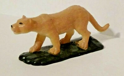 Figura Puma 3" Gato de la Selva De Colección Animal Salvaje León de Montaña Juguete Figura Rara Foto 1 de 3