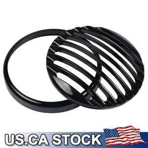 LED Headlight Grill Cover For Harley Sportster XL883 XL1200 XL883 1200 04-22 - Picture 1 of 6