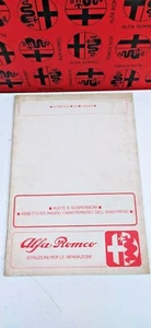 ALFA ROMEO GIULIA - 1750 Handbuch Fahrhöhe Runde Caratt. Diass 1505-R1 09/1971 - Bild 1 von 3