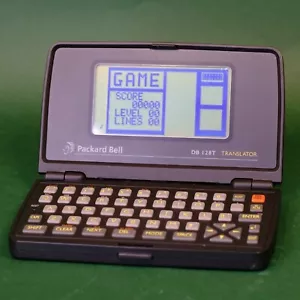 Packard Bell Vintage DB128T Traductor Digital LCD Con Juego Tetris - Imagen 1 de 4