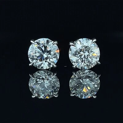 PENDIENTES MARTINI DE 4 PUNTAS CON TACHUELAS DE DIAMANTES SI1 DE 2,17 QUILATES ORO 14K Foto 1 de 2