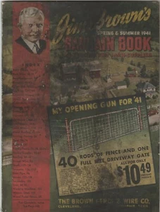 1941 Jim Brown's Barga Book Cerca and Farm Catalog - Imagen 1 de 5