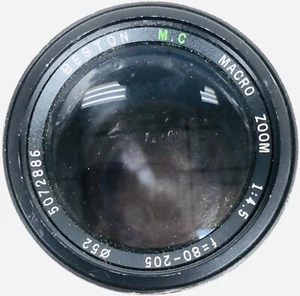 Beston M.C Macro Zoom f/4.5 80-205mm Camera Lens for Parts AS IS - Picture 1 of 5
