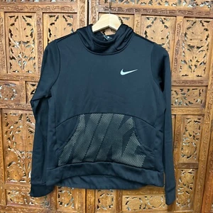 Nike Girls Black Hooded Sweatshirt XL - Picture 1 of 4