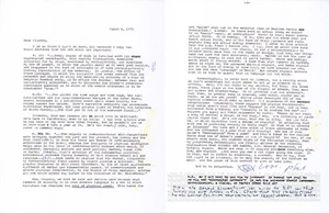 PHIP K DICK FOTOKOPIE 2 Seiten getippter Brief 1975 Exegese Sci-Fi Ubik Valis WOw!! - Bild 1 von 3