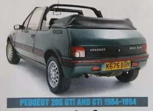 Original PEUGEOT 205 GTi & CTi (1984-1994) PC Käuferführer Magazin Artikel - Bild 1 von 1