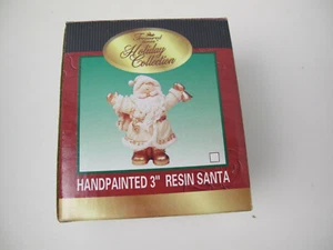 Treasured Times Holiday Collection Papá Noel pintado a mano 3" vintage con caja - Imagen 1 de 4