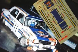 DECAL CALCA 1/43 SEAT 124 Gr.2 "ROTHMANS" P. DE SOUSA RALLY CATALUNYA 1982 - Imagen 1 de 1