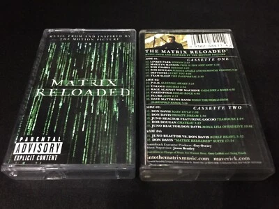 The Matrix Reloaded The Album 2X Cassette Tape (2003) Deftones Linkin Park P.O.D - Image 1 of 4