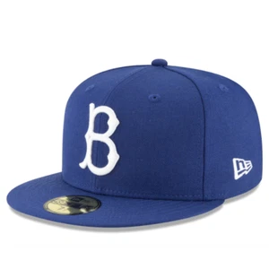 New Era MLB Brooklyn Dodgers B Logo Team 59Fifty Men's Fitted Hat Cap NewEra - Picture 1 of 2