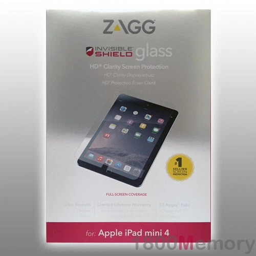 ZAGG InvisibleShield Tempered Glass Screen Protector for Apple iPad Mini 4 - Image 1 of 1