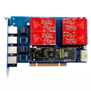 TDM410P 4 Port FXO Card Echo Hardware Asterisk Card tdm400 freepbx issabel dahdi - Picture 1 of 11