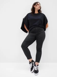 GAP High Rise Favorite Jegging Stretch Ankle Skinny Black Jeans Plus Size 35/20 - Picture 1 of 12