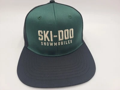 Ski-Doo Motos de Nieve Flex Ajustado (Parece S-M) Sombrero Gorra Nieve Hombres Mujeres Verde Negro Foto 1 de 4