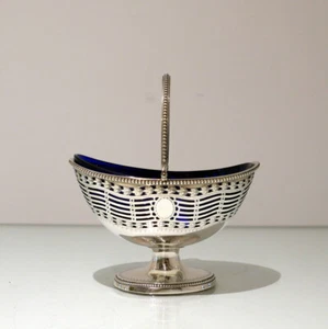 George III Sterling Silver Sugar Basket London 1780 William Holmes - Picture 1 of 12