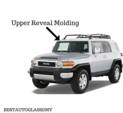 Nuevo parabrisas superior blanco Toyota FJ Cruiser 2007-2014 revelación moldura Foto 1 de 4