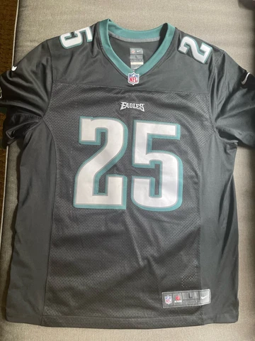 LeSean McCoy Philadelphia Eagles Jersey Nike Men Sz L Large Black Jersey Cover