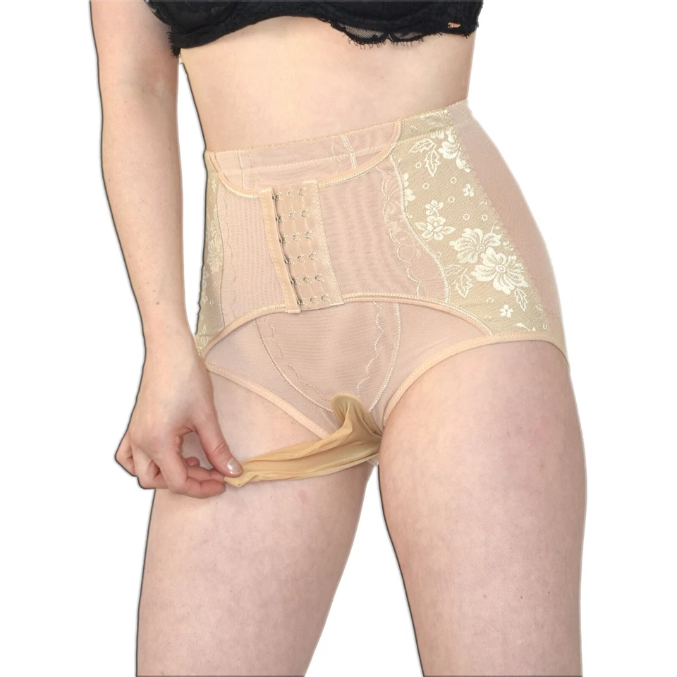 Sissy MIEDER Slip* Miederhose mit Penis aus Nylon* Fetisch Sex Transgender Hose - Bild 1 von 1