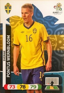 208 Pontus Wernbloom - UEFA EURO 2012 ADRENALYN XL SANDWICHES (10)