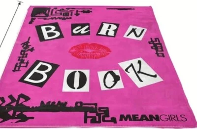 Mean Girls Burn Book  40 X 27 INCH Fleece Blanket  NEW IN PACKAGE  - Image 1 of 3