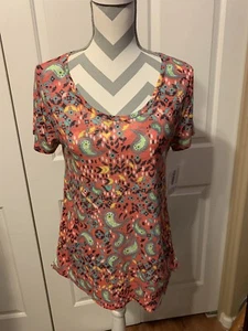 Blusa Camisa Top LULAROE Para Mujer Nueva con Etiquetas Clásica T Multicolor Abstracta Talla XS - Imagen 1 de 5
