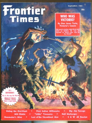 Frontier Times Magazine-September, 1963-Kit Carson, Nell Murbarger - Image 1 of 2