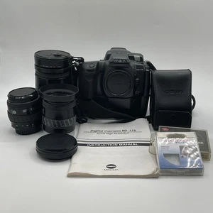 Minolta RD-175 Kamera 1995 mit 3 Filtern & 3 Objektiven & 3500xi Blitz, ungetestet - Bild 1 von 12