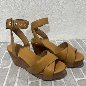 Tory Burch Almita Damen-Plateausandalen Holz Keilabsatz 5M - Bild 1 von 19