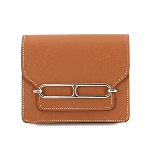 HERMES Roulis Slim Wallet Ever Color Braun U Geldbörse 90277045 - Bild 1 von 10