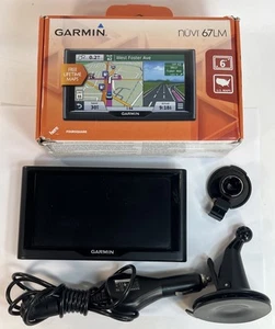 Garmin nüvi 67LM 6 Zoll GPS Bundle mit Autoadapter und Halterung/Box getestet funktioniert - Bild 1 von 6