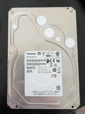 MG04ACA200N Toshiba 2TB SATA 3.5 256MB Enterprise 7200RPM 6Gb/s Hard Drive - Image 1 of 3