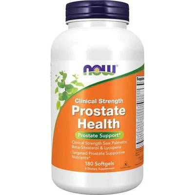 NOW Foods Clinical Strength Prostate Health 180 Sgels Foto 1 de 2