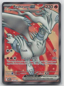 Pokemon Card Reshiram ex - Ultra Rare SV: White Flare 158/086 NM - Picture 1 of 2