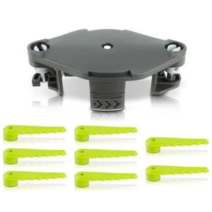 2-in-1 Pivoting Fixed Line Bladed Head for Ryobi P2080, P2008A, P2008, P20100 - Picture 1 of 12