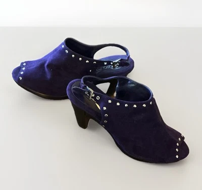 Zapatos de gamuza de tacón alto morados Haven para mujer Aerosoles talla 11 Foto 1 de 4
