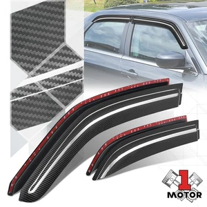 Adhesivo brillante 3M 4 viseras de ventana sol de lluvia para 05-10 Chrysler 300 Dodge Magnum - Imagen 1 de 6