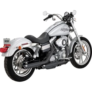 Vance & Hines 46838 3 pulgadas Silenciadores sin cordones Round Twin Slash negros - Imagen 1 de 1