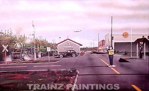 Robert West 403 Southern A Sentimental Journey' Railroad Art Print - Signed - Picture 1 of 1