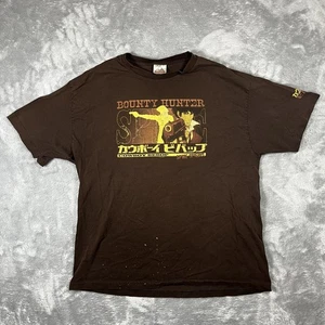 Vintage Cowboy Bebop T-Shirt Herren XL braun AAA Alstlye Spike Spiegel Tee Distressed - Bild 1 von 13