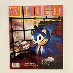 Wired Magazine (Dec 1993) Sega's Plan For World Domination Sonic the Hedgehog - Picture 1 of 7