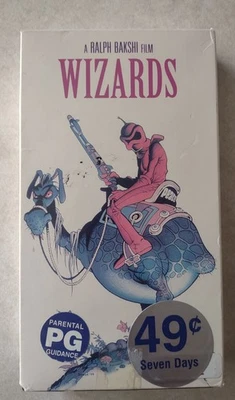 VHS WIZARDS Video Tape Movies,"Ralph Bakshi Wizards"C@@L! L@@K! - Image 1 of 4