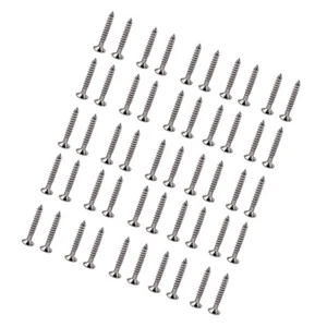50pcs Nickel Tremolo Bridge Mounting Screws for TL Electric Guitar - Picture 1 of 11